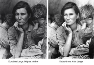 Kathy Grove revisite Dorothea Lange